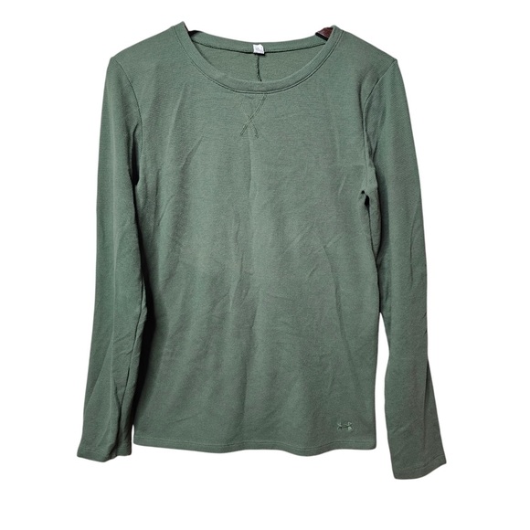 Under Armour Green Long Sleeve Men’s Medium Athletic T Shirt Tee Great Condition - Picture 1 of 4